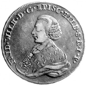 Hildesheim-biskupstwo, Fryderyk Wilhelm 1763-1789, guld...