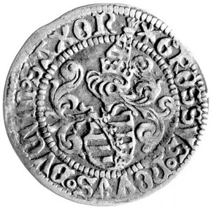 Fryderyk III, Jerzy i Jan 1500-1507, grosz bez roku, Aw...