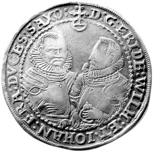 Fryderyk Wilhelm i Jan 1573-1603, talar 1602, Aw: Popie...