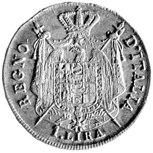 królestwo napoleońskie 1804-1814, 1 lira 1810, Bologna,...