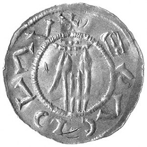 Brzetysław I 1028- 1034 i 1037- 1055, denar, Aw: Ręka S...