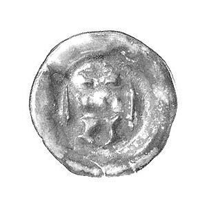 brakteat; Brama, poniżej krzyżyk, Wasch.123b, 14 mm, 0....
