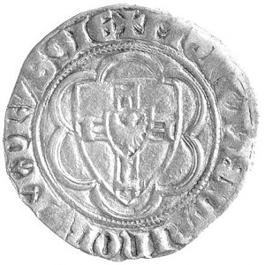 Winrych von Kniprode 1351- 1382, półskojec, Aw: Tarcza ...