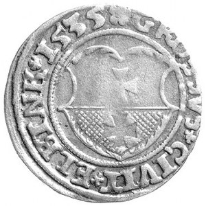 grosz 1535, Elbląg, Kurp. 599 R, Gum. 582