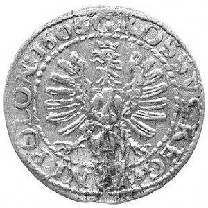 grosz 1606/5, Kraków, Kurp. 328 R- podobny, Gum. 938
