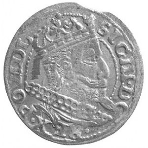 grosz 1607, Kraków, odmiana z dużym popiersiem króla i ...