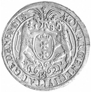 ort 1662, Gdańsk, drugi egzemplarz, drobna wada blachy