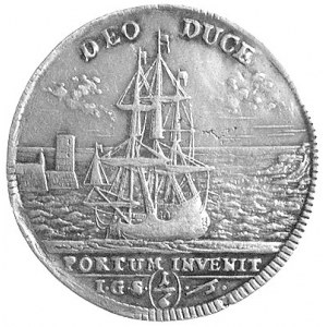 1/6 talara 1717, Drezno, Kam. 626 R2, rzadka moneta wyb...