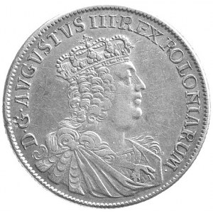 dwuzłotówka (8 groszy), 1753, Lipsk, odmiana z napisem ...