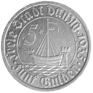 5 guldenów 1935, Berlin, Koga