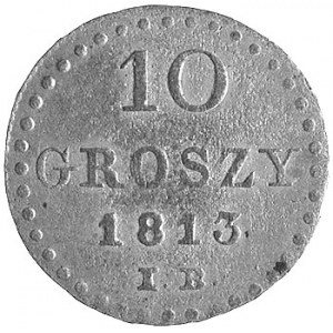 10 groszy 1813, Warszawa, drugi egzemplarz
