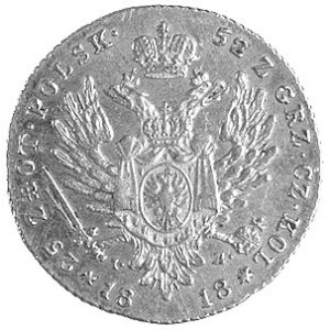 25 złotych 1818, Warszawa, Plage 12, Fr. 106, złoto, 4....