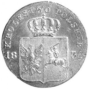 10 groszy 1831, Warszawa, odmiana- łapy Orła zgięte, Pl...
