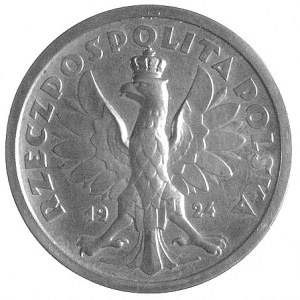 50 złotych (bez nominału), 1924, Klęczący Piast, Parchi...