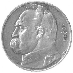 5 złotych 1934, Piłsudski- Orzeł Strzelecki, wypukły na...
