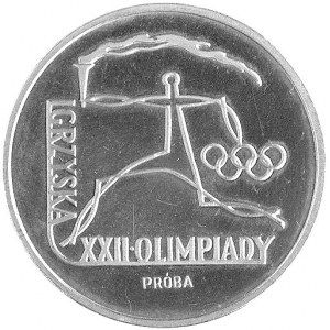 100 złotych 1980, Igrzyska XXII Olimpiady, wypukły napi...