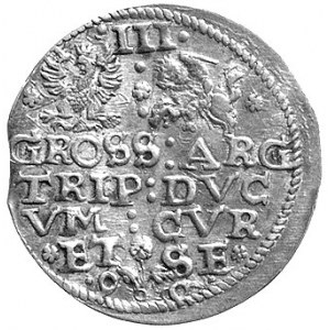 trojak 1596, Mitawa, Kurp. 2562 R5, Kruggel 2.10.7.1, r...