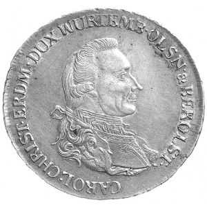 talar 1785, Wrocław, odmiana z literą K pod popiersiem ...