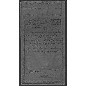 50 złotych 8.06.1794, seria C, Pick A4, papier koloru b...