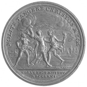 medal autorstwa Oexleina wybity z okazji porwania króla...