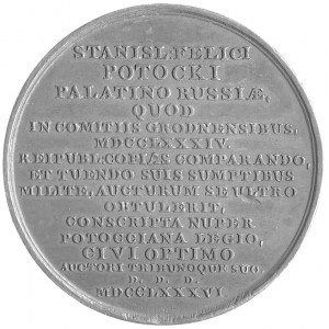 Stanisław Szczęsny Potocki- medal autorstwa Holzhaeusse...