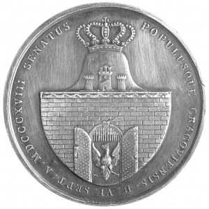 Wolne Miasto Kraków- medal trzech komisarzy autorstwa K...