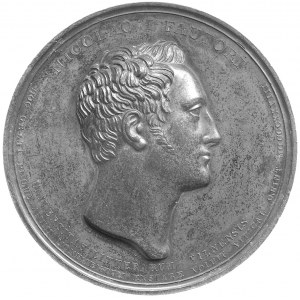medal autorstwa T. Tołstoja bity w Petersburgu na pamią...