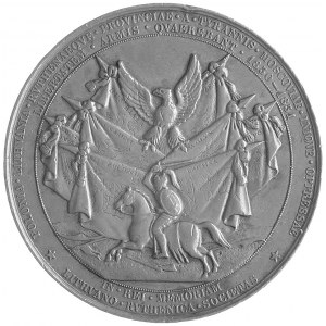 medal patriotyczny autorstwa Barre’a bity staraniem Kom...