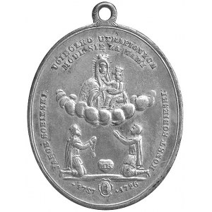 medal na pamiątkę odnalezienia szczątków synów Jana III...