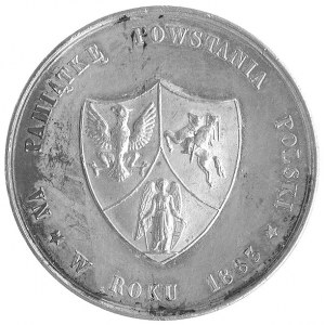 medal na pamiątkę Powstania Polski w roku 1863, Aw: Tró...