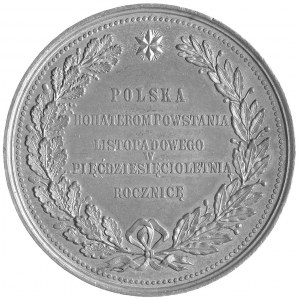 medal autorstwa W.A. Malinowskiego wybity z okazji 50 r...