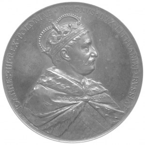 Jan III Sobieski- medal autorstwa J. Tautenhayna z okaz...