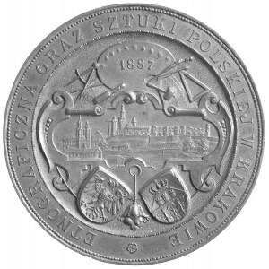 medal autorstwa W. Pittnera wybity w Wiedniu i rozdawan...