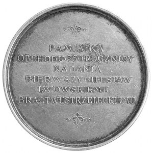 medal z okazji 350-lecia nadania ustaw Bractwu Strzelec...