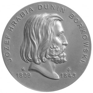 Józef hrabia Dunin-Borkowski- medal niesygnowany, Aw: P...