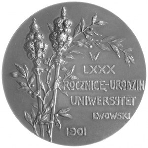 Antoni Małecki- medal autorstwa St. Lewandowskiego 1901...