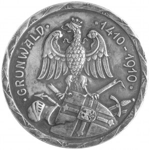 medal grunwaldzki autorstwa Marcina Jarra 1910 r., Aw: ...