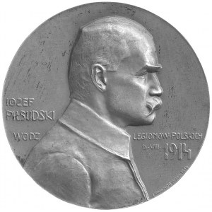 Józef Piłsudski- medal autorstwa Stanisława Lewandowski...