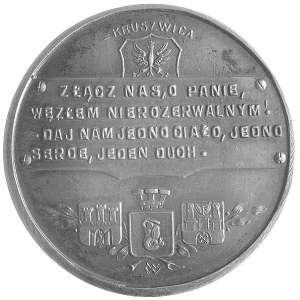 Kruszwica- symbol łączności ziem polskich- medal autors...
