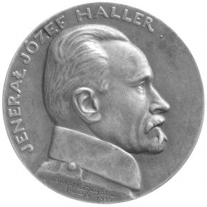 Józef Haller- medal autorstwa Antoniego Madeyskiego 191...