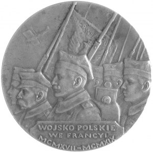Józef Haller- medal autorstwa Antoniego Madeyskiego 191...