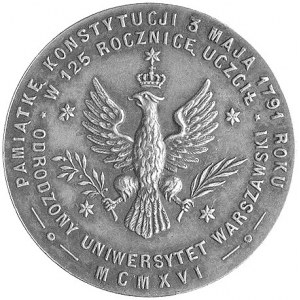 medal autorstwa J. Knedlera wybity z okazji 125 rocznic...