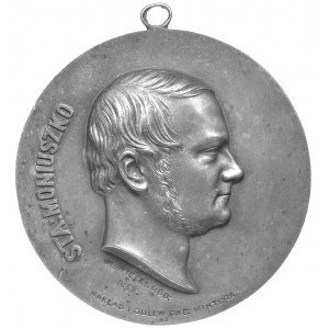 medalion Stanisława Moniuszki modelowany przez W. Świec...