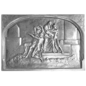 plakieta z cyklu Polonia w/g Artura Grottgera 1863 r.; ...