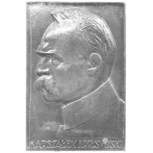 marszałek Piłsudski- plakieta 1926 r; Popiersie w lewo ...