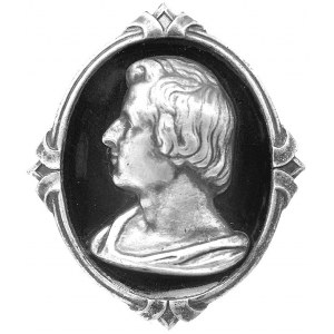Fryderyk Chopin- medalion; Popiersie w lewo w ozdobnej ...
