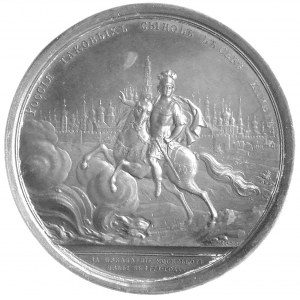 medal dedykowany hrabiemu Orłowowi za uratowanie Moskwy...