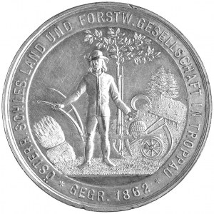 medal nagrodowy Austriacko-Śląskiego Towarzystwa Rolnic...