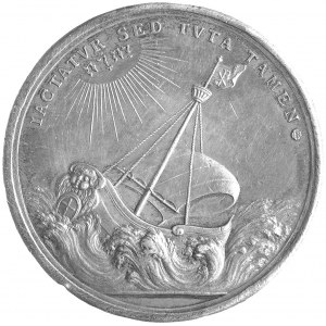 medal na pamiątkę Rady Upsalskiej 1693 r., Aw: Napis po...