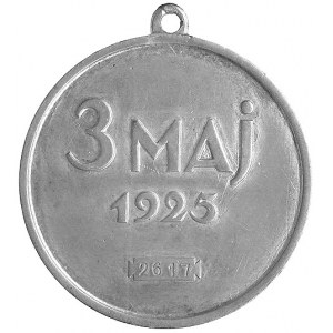 medal 3-go Maja, numer 2617, srebro, 12.12 g, brak wstą...
